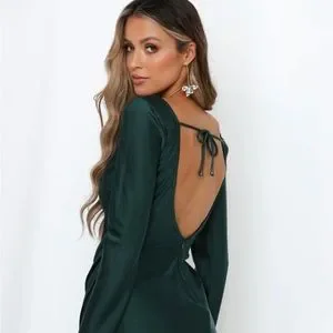 Hello Molly | Dresses | Expressed Permission Dress Forest Green L Hello  Molly | Poshmark